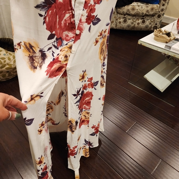As U Wish Floral Casual Maxi Dress size S NWT - Picture 5 of 16
